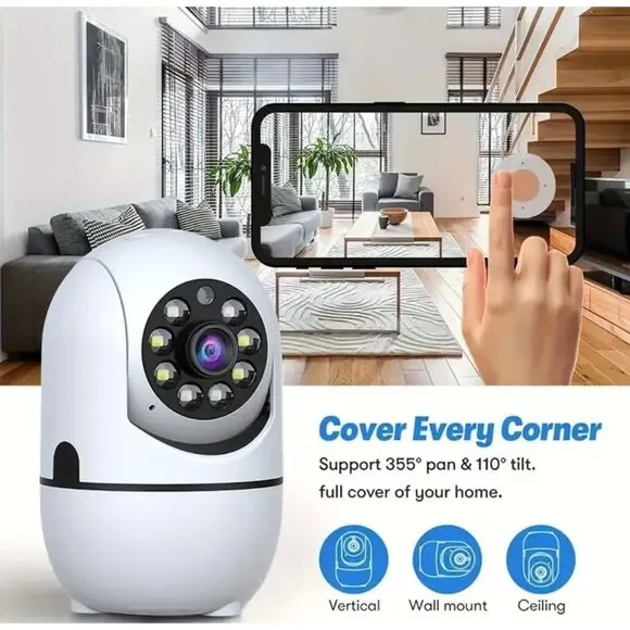 Ultimate Smart Guard: 360° WiFi Camera – NIB! - Picture 3 of 11